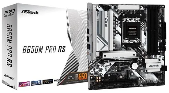 ASRock B650M PRO RS Bundkort - AMD B650 - AMD AM5 socket - DDR5 RAM - Micro-ATX